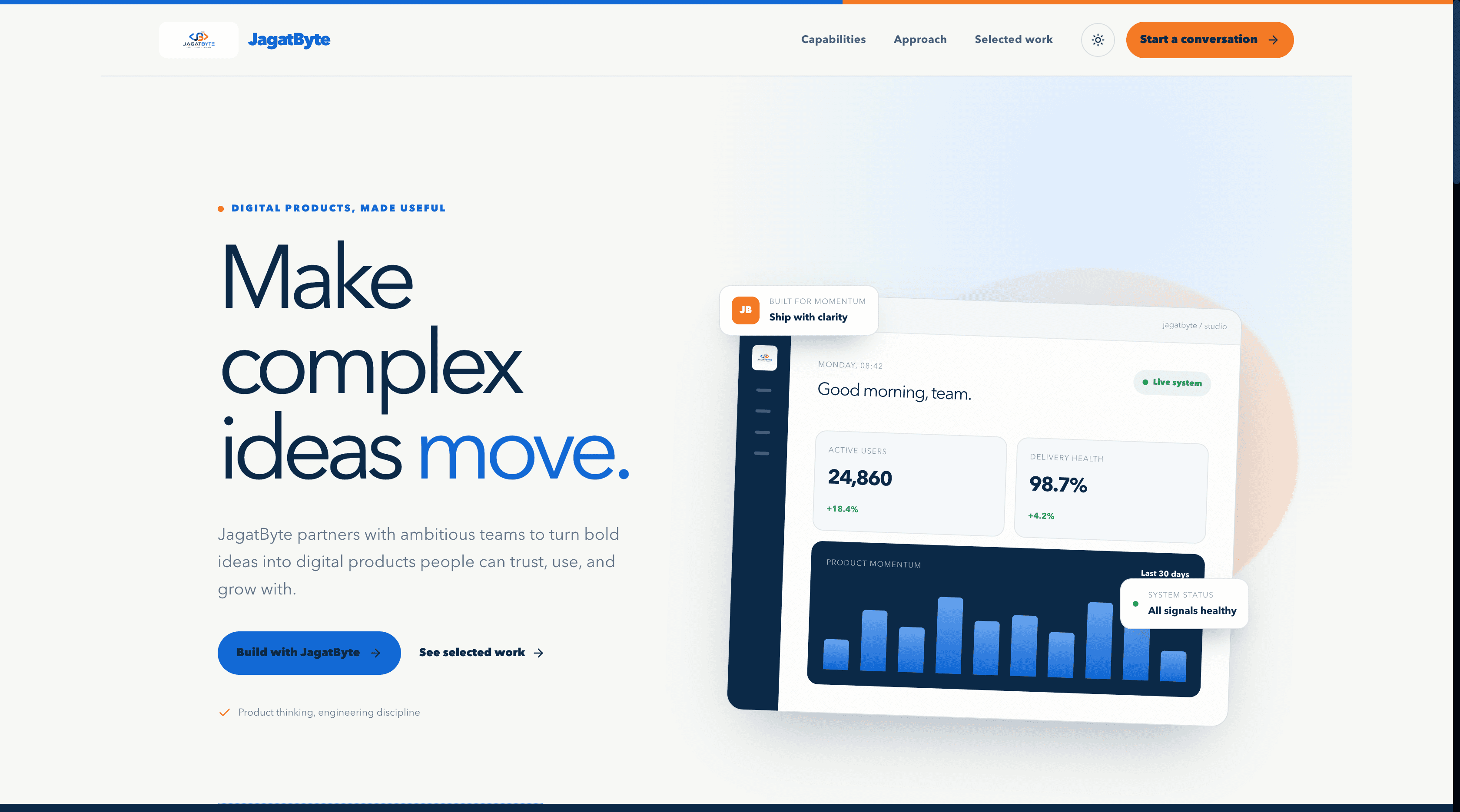 JagatByte — Future-Ready Digital Product Studio & Engineering